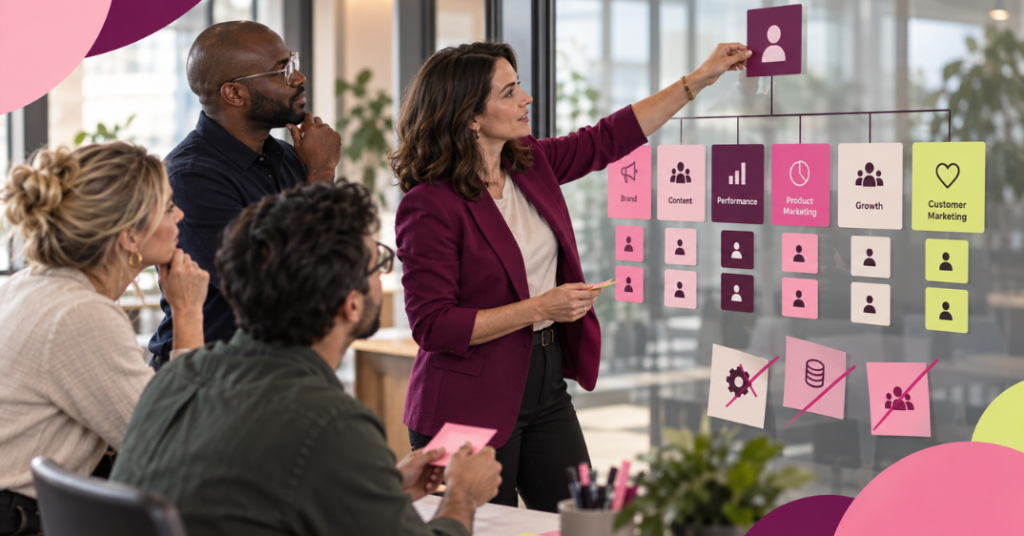 how to structure your marketing team