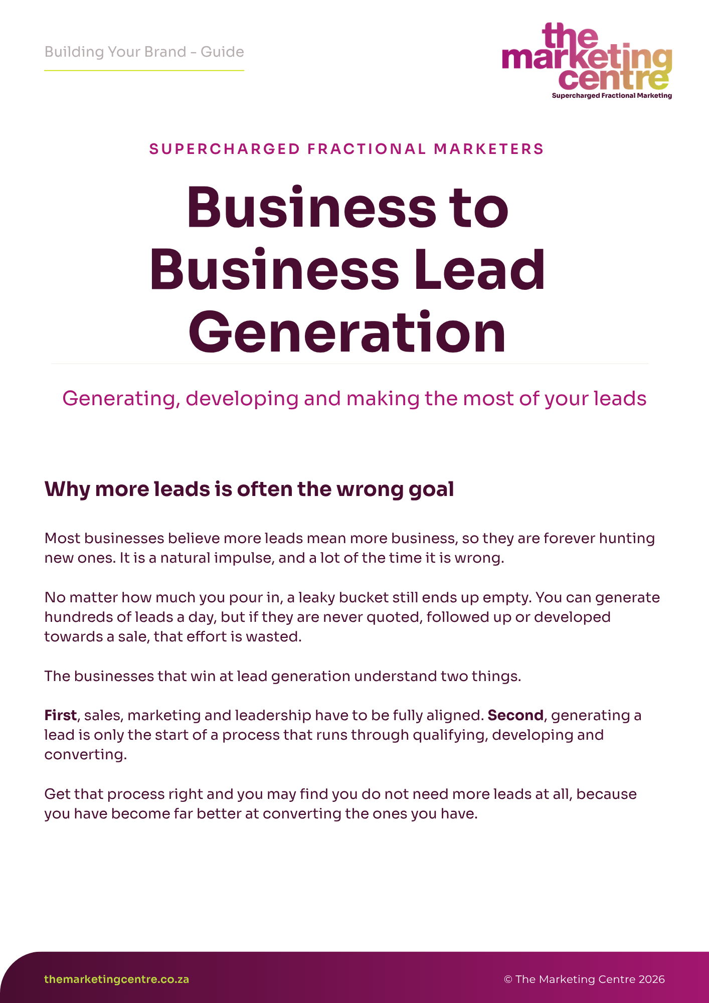 B2B Lead Generation Guide for Growing Businesses 2